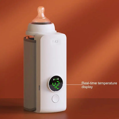 N1HB Cordless Portable Baby Bottle Warmer Convenient Travel Essential for Parents